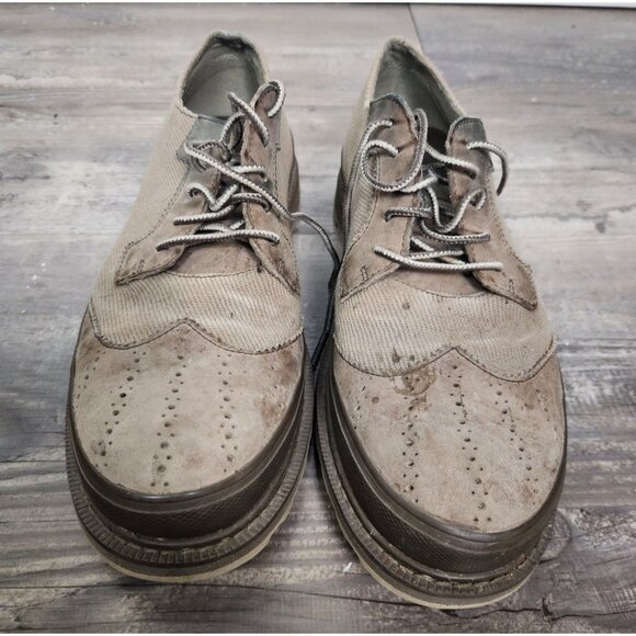 Sorel Men's Sz. 8.5 Madson Lace Wingtip Shoes Light Tan - Picture 2 of 7